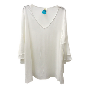 Chenault White Tunic Blouse